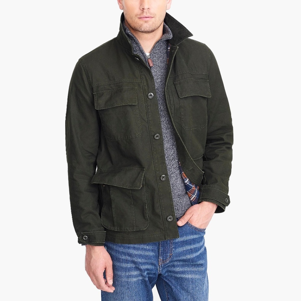 NWT - J Crew Mercantile Flannel-Lined Barn Jacket